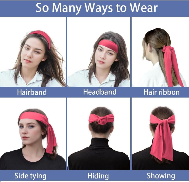SRLLBBY Sport Tie Headbands Tennis Head Tie for Men Women Sports Fans Ninja Soccer Basketball Teams Head Ties Halloween - Image 4